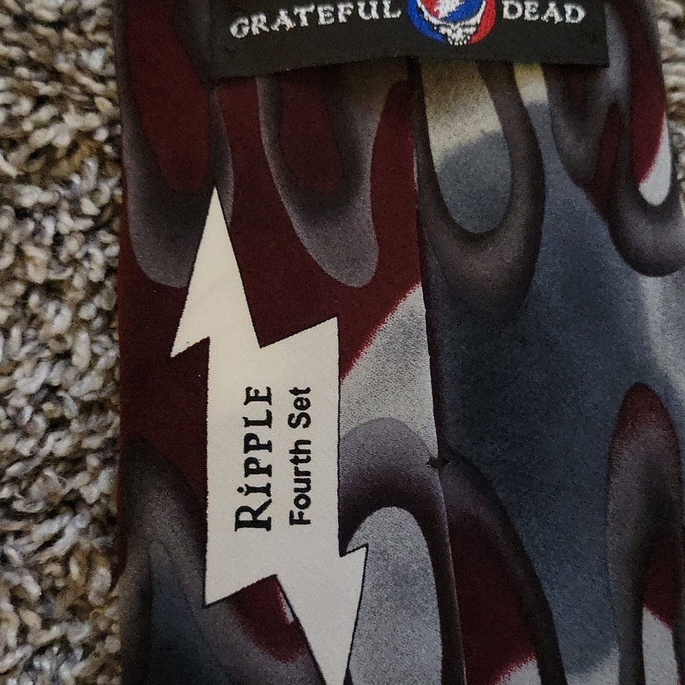 Greatful Dead Tie "Ripple" - Picture 3 of 6